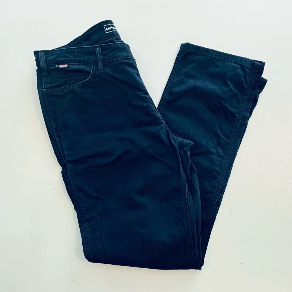 2/$45 CARHARTT FR Canvas Cargo Pants 32/30 - Picture 4 of 5
